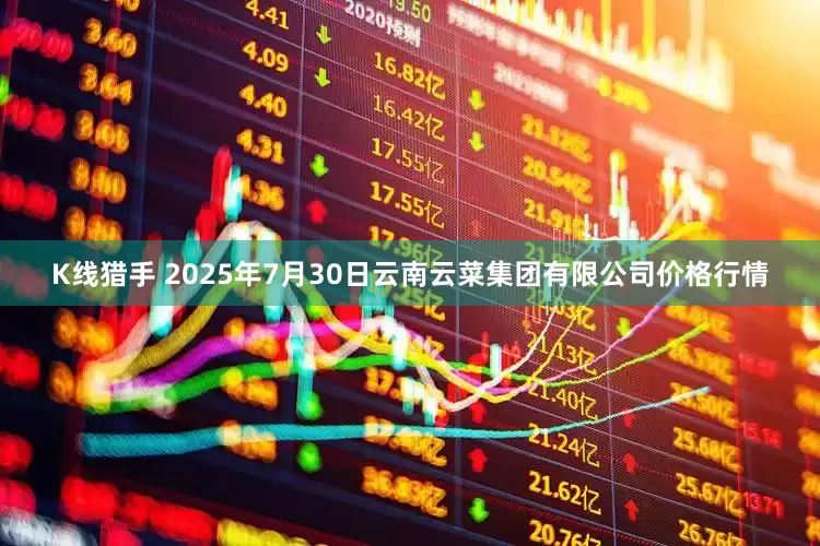 K线猎手 2025年7月30日云南云菜集团有限公司价格行情